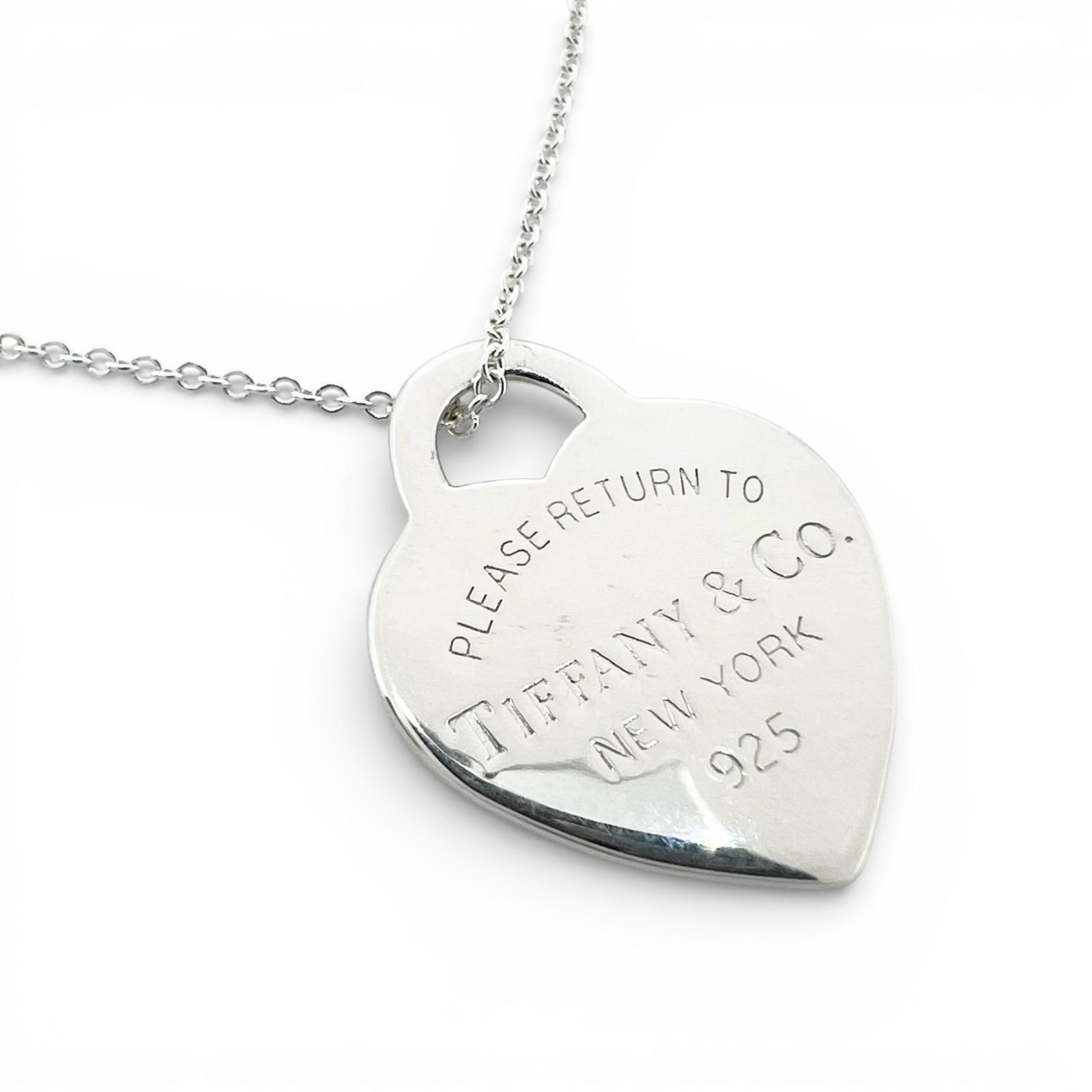 

TIFFANY&Co. Necklace Silver Women Return to TIFFANY & Co. Heart Tag used