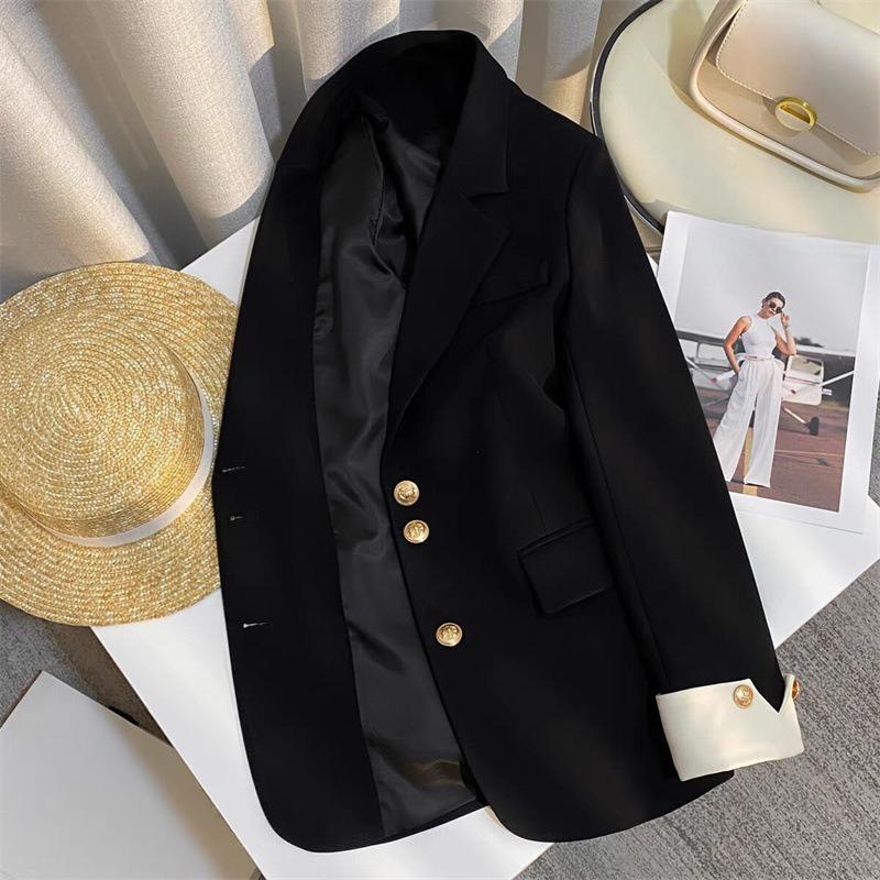 Women's Casual Suit Coat Spring New Design Sense Coat Korean Temperament Ladies Small Suit Multi-color Optional