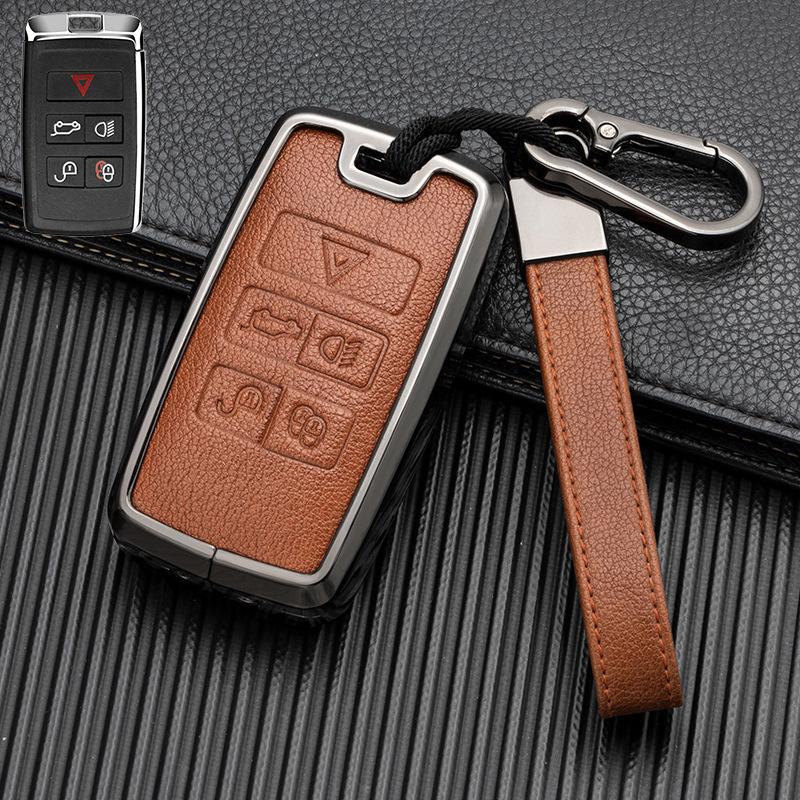 Compatible Key Case for Land Rover Models: Range Rover Evoque, Defender, Sport, Velar, and Discovery New Energy.