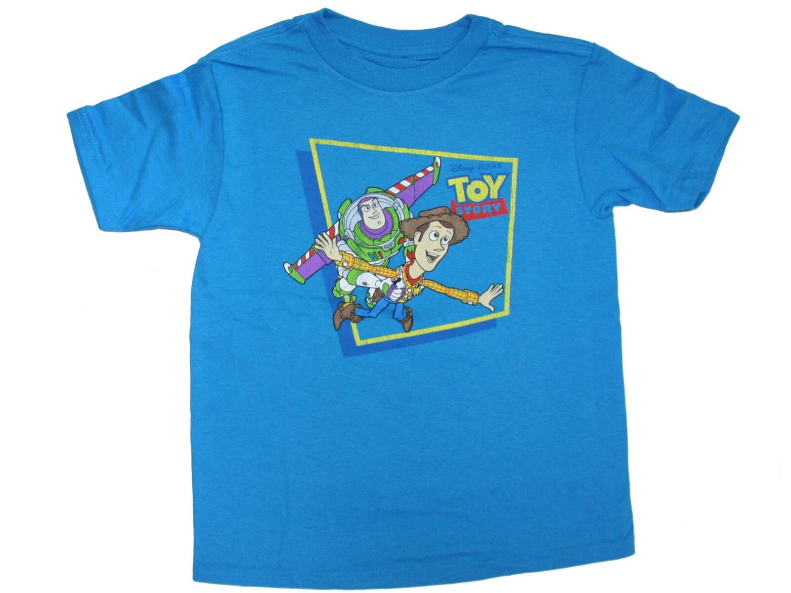 Toy Story Buzz and Woody Flying Little Boy s T-Shirt NWT 110
