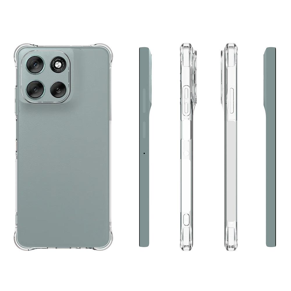 For Motorola Moto G56 5G Clear TPU Case WANLONFENG TM Series 2.0mm Phone Back Cover