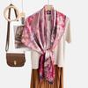 New fashion 111 mulberry silk silk scarf, women's Spring Festival gift for elders to keep warm 111 silk collection
