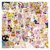 110 New Sailor Moon Cartoon Graffiti Stickers Scooter Suitcase DIY Stickers