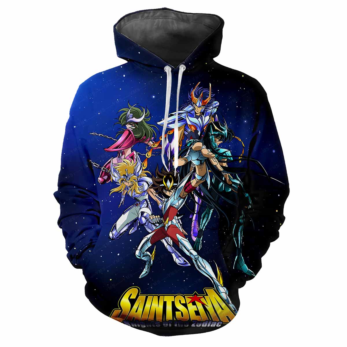 

Saint Seiya Classic 3D Harajuku Printed Cartoon Anime Cool Fashion Avantgarde Men Women Soft And Comfortable Trendy Hoodie Top XL