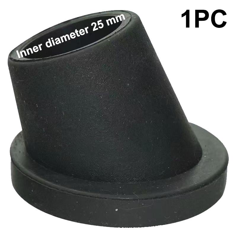 

1/2/3 шт. Внутрішній діаметр 25/28 мм Чорні килимки для ніжок Душові стільці Зручні нахилені накладки для ніжок Ковпачки для ніжок стільців Меблеві аксесуари B 1PC