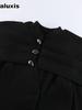 Style Autumn Women's Clothing Boutique Not Collision Model Slim Fit High Waist Short Jacket Luxury Feeling