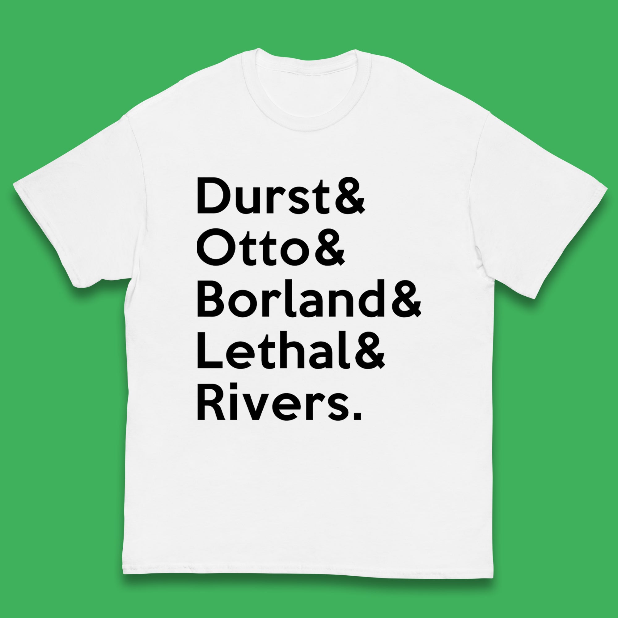 Durst & Otto & Borland & Lethal & Rivers Limp Bizkit Band Kids T-Shirt 120