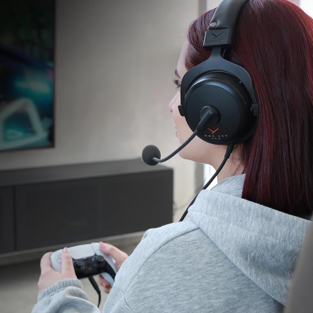 BeyerDynamic MMX 300 PRO Analog Gaming Headset Gaming Headphones by BeyerDynamic Closed-Back -