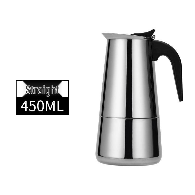 Moka elettrica portatile in acciaio inox con tazza da caffè europea