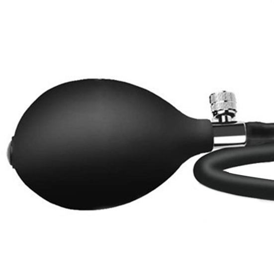 Anal Plug Inflatable Easy Insertion Silicone Butt Beads Sex Toy for Valentine's Day