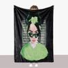Thick Billie Eilish Blanket Double Sided Fuzzy Blanket Bedroom Supplies Lounge