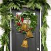 Christmas Bell Ornaments Party Decorations Rustic Holiday Decor Gold Vintage Christmas Bells Tree Ornaments For Outdoor Window