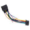 16 Pin Wiring Harness ISO Adaptor Cable Non-destructive Transfer Perfect Fit 185mm 7.28 Length For Pioneer DEH Radio