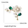 Boutique Alloy Rhinestone Large Plum Blossom Brooch Classical Temperament Women'S Clothing Corsage Jewelry Pin