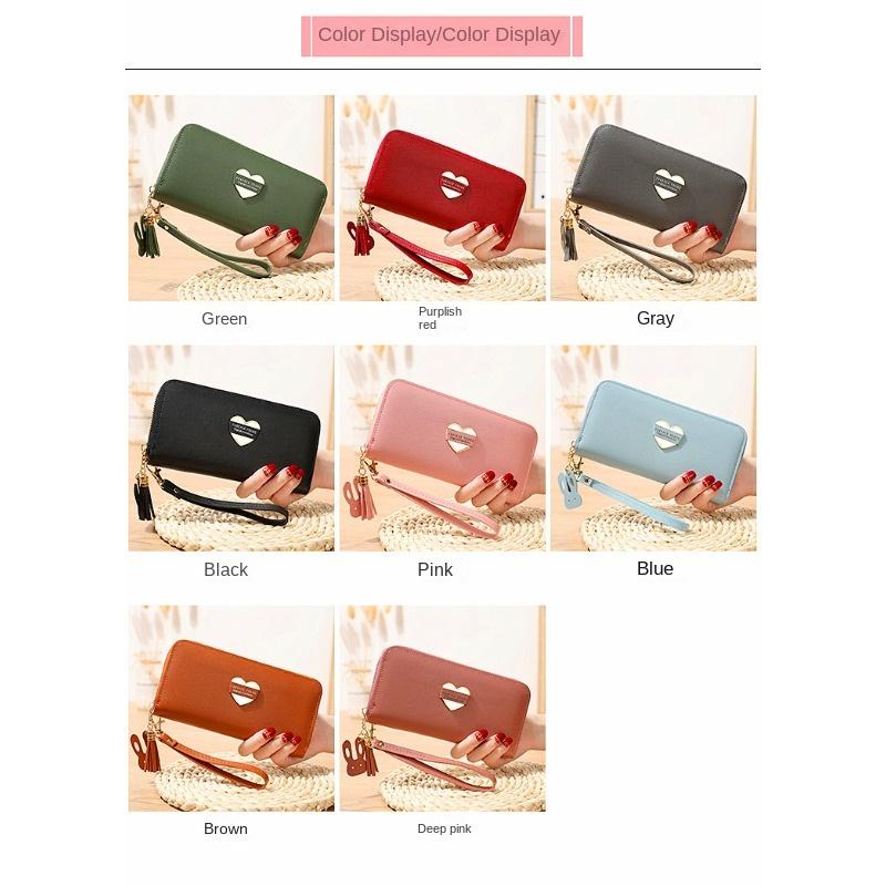 Fashion Long Women Wallets, Brand Purse, Female Purse, Women's Leather Wallet, Clutch Phone Bag ,Love Wallet,Christmas Gift, Valentine's Day Gift