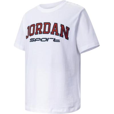 Jordan Camiseta de Manga Curta M J Sprt Arch Masculina Tops Branco FZ1986-100