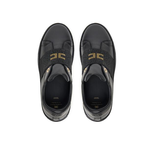 Кроссовки Elisabetta Franchi Low Cut Velcro