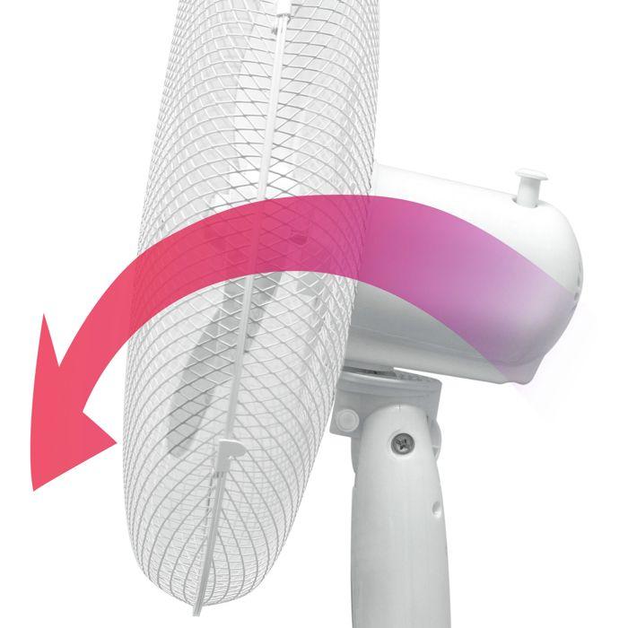 Ventilateur sur Pied - Briebe - BRI-FN122397W - 45W - Télécommande - Minuterie 7,5h