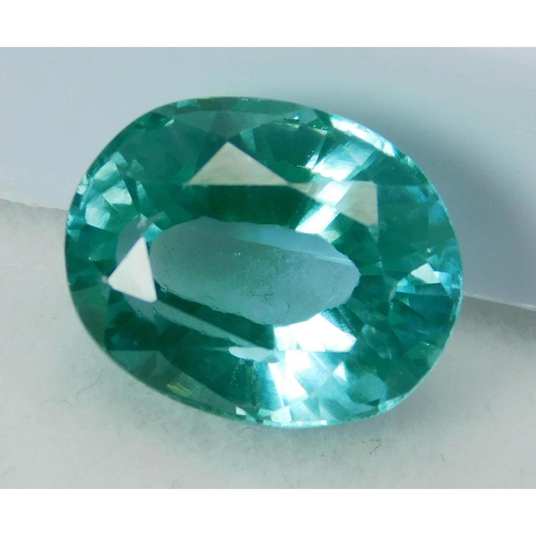 

CERTIFIED Teal Sapphire 7 Carat Bluish Green Natural Oval Cut Loose Gemstone A-4461 12.2 mm approx зелений
