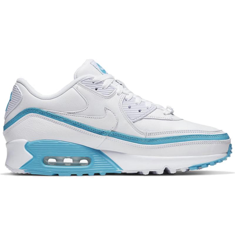 Nike Air Max 90 Undefeated Weiß Blue Fury Sneaker Freizeitschuhe CJ7197-102
