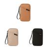 Travel Passport Wallet With Waterresistant Polyester Material For Easy Identification And Storage