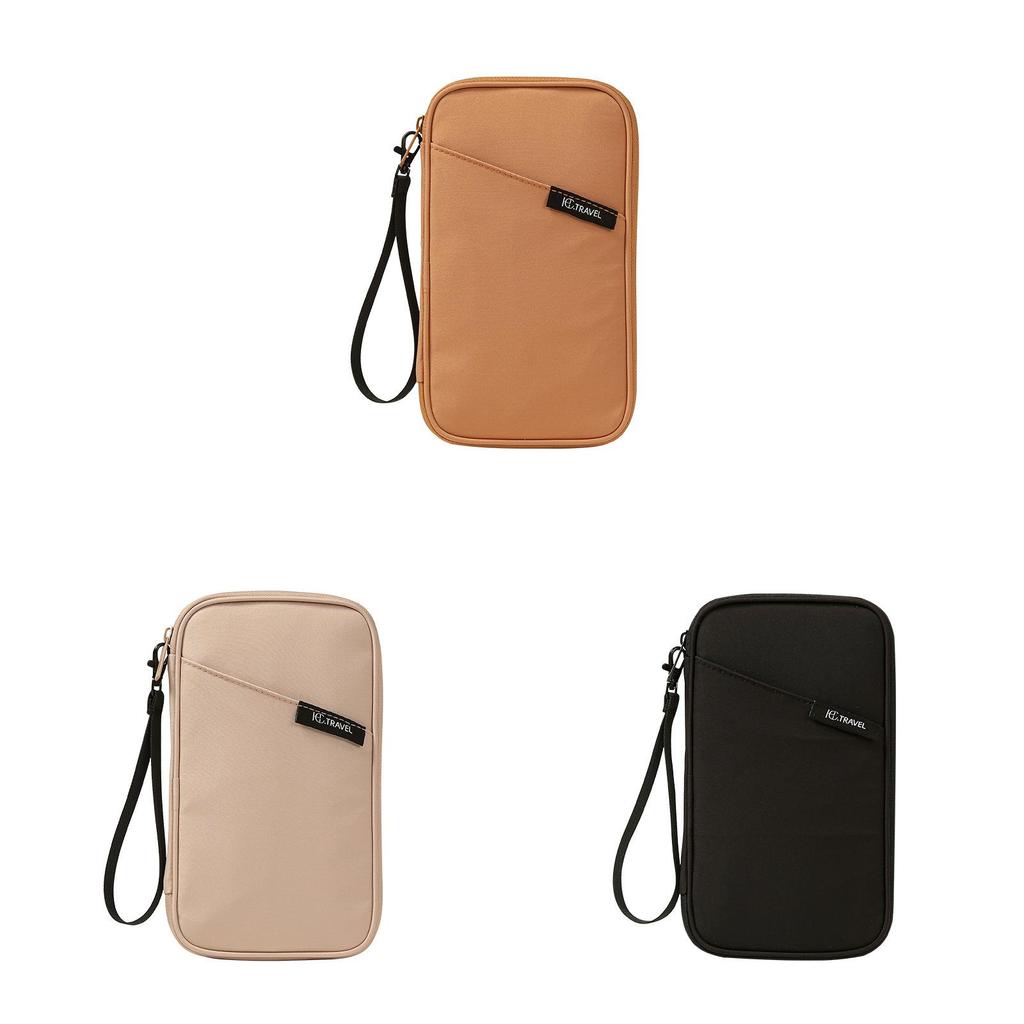 Travel Passport Wallet With Waterresistant Polyester Material For Easy Identification And Storage