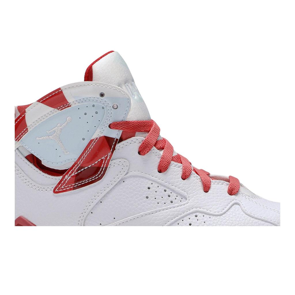 Air Jordan 7 Retro Grade School 'Topaz Mist' (Unisex) White / White-Topaz Mist-Ember Glow Kids' Basketball Shoes 442960 104