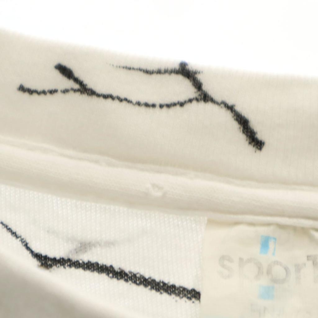 Sportnit 90s Old Wolf Short Sleeve T-shirt L White Animal Men's Used