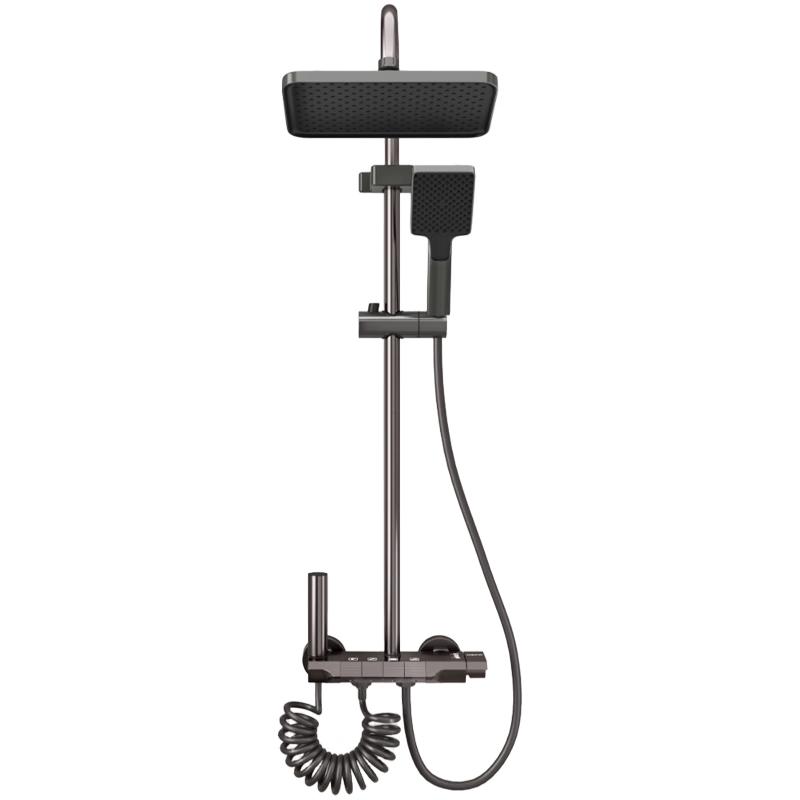 HSPA Piano Key Gunmetal Grey Shower System