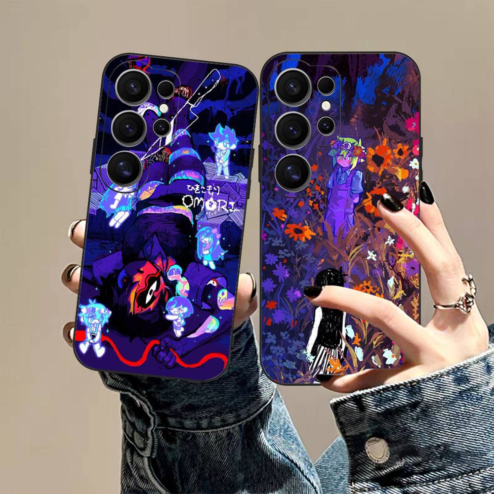 O-Omori Game Phone Case For Samsung S 24 Fe 25 Ultra Plus 20 Lite 21 30 22 23 24 22 Ultra 5G Fundas