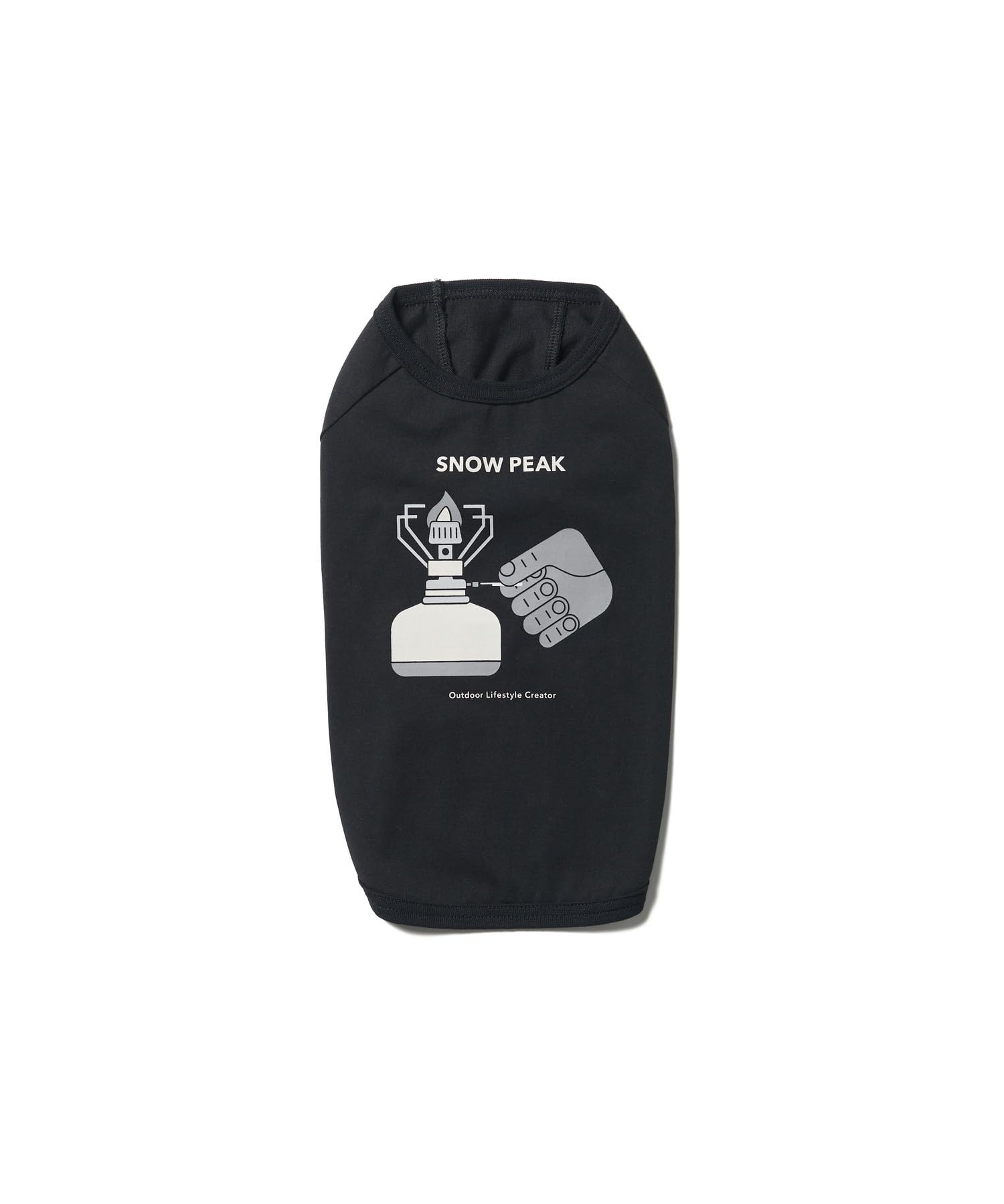 Snow Peak Dog Enjoy Camping Dog Wear Pet Size M T-Shirt DG-26SU002 - T-Shirt, Supplies, Camping, Outdoor, Dog, BLACK,
