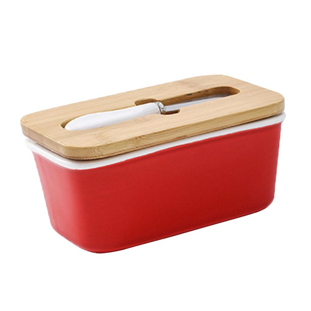 Butter Dish Container Kitchen Accessory Cheese Keeper Storage Box for Household