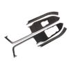4x Carbon Fiber Car Inner Door Window Lift Button Panel Cover For Mustang 15-21