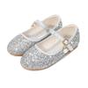 Girls' Sequined Princess Shoes - Spring/Autumn, Ballet Flat for Dance, Catwalk, or Evening Dress.