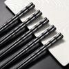 Non-Slip Sushi Chopsticks Dishwasher Safe Chinese Chopsticks New Black Chopsticks  Asian Cuisine