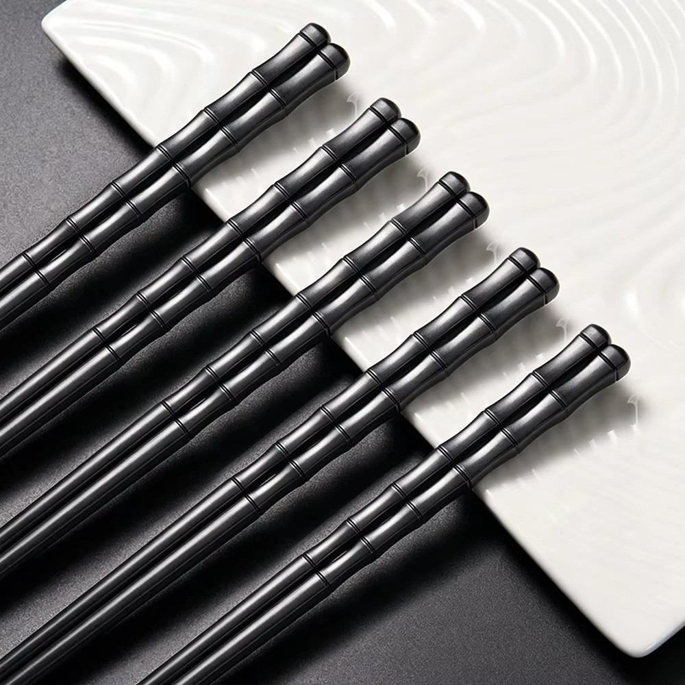 Non-Slip Sushi Chopsticks Dishwasher Safe Chinese Chopsticks New Black Chopsticks Asian Cuisine