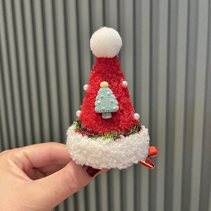 

Рождественский фестиваль 2024 года, детская заколка для волос со знаменитостями – Детская праздничная шапка, аксессуары для волос