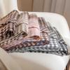 Autumn and winter, thousand bird plaid contrasting colors, thickened scarf, female couple simple and versatile temperament warm scarf