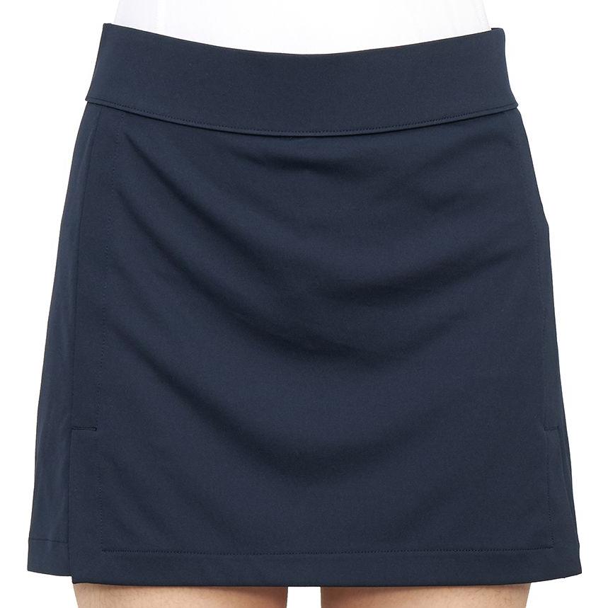 J.Lindeberg Solid Color Short A-Line Golf Casual Skirt Women skirts Navy-Blue GWSD06748-6855