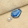 Tanzanite Gemstone Handmade Solid 925 Silver Pendant Memorial Gift Jewelry For Her