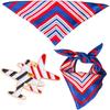 Stewardess Hats Air Hostess Costume Scarf for Masquerades Party Cosplay