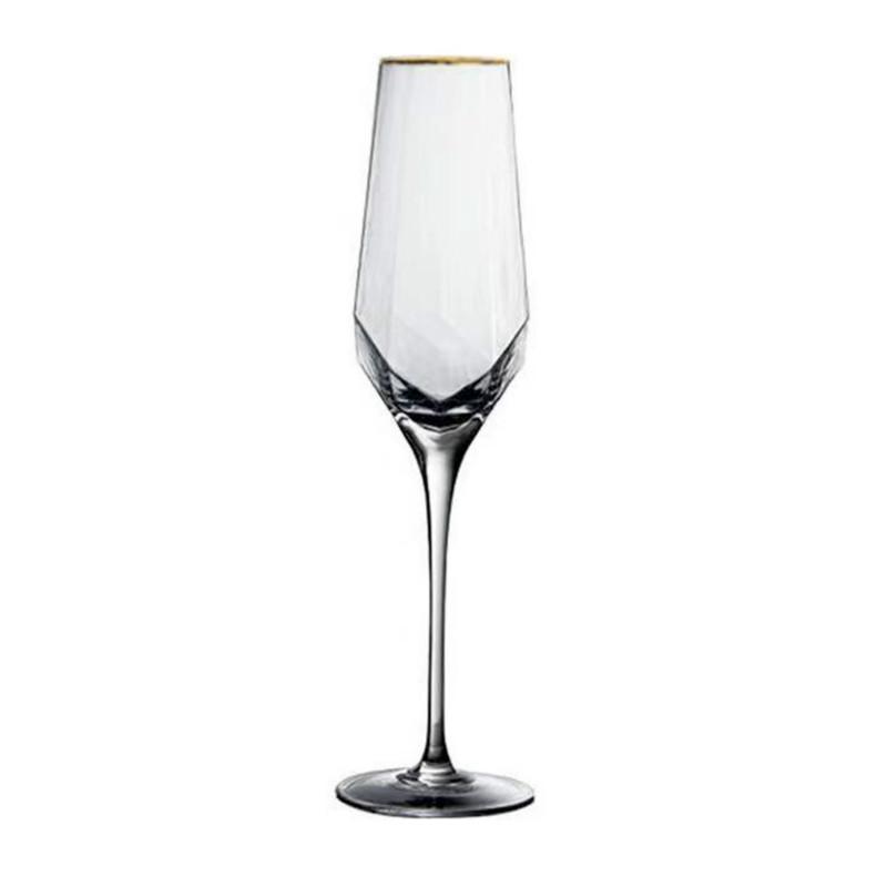 Creative Diamond-550ml-Shaped Hammered Goblet Gold-Painted Ice Dew Red Wine Glass Champagne Whiskey Cup Vintage Wine