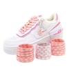 Fashion Style Cherry Blossom Pink AF1 Shoelace High-Cut Low-Cut Original Female Flower Lace Decorative Buckle Female Shoelace