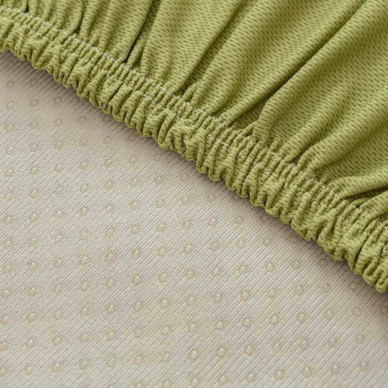 Summer Washable Ice Silk Sofa Cover All-Inclusive Modern Simple Herringbone Pattern Sofa Universal for Four Seasons