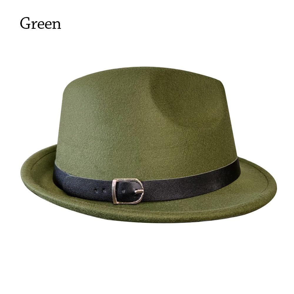 Short Brim Bucket Hats Felt Fabric Trilby Hat New Panama Hats  Winter Season