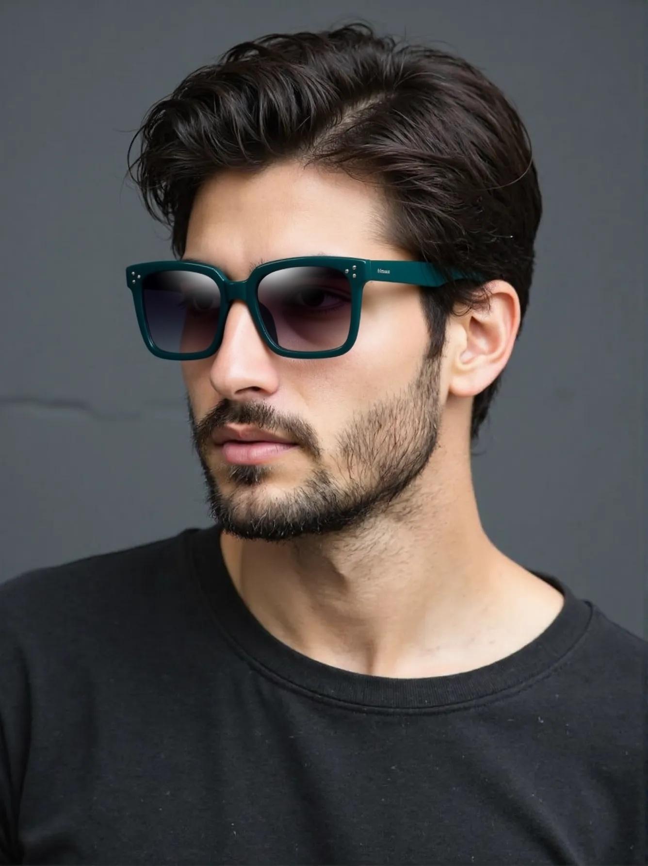 

Classic box high sense Fiona Fang face sunglasses special sunglasses for driving коричневый