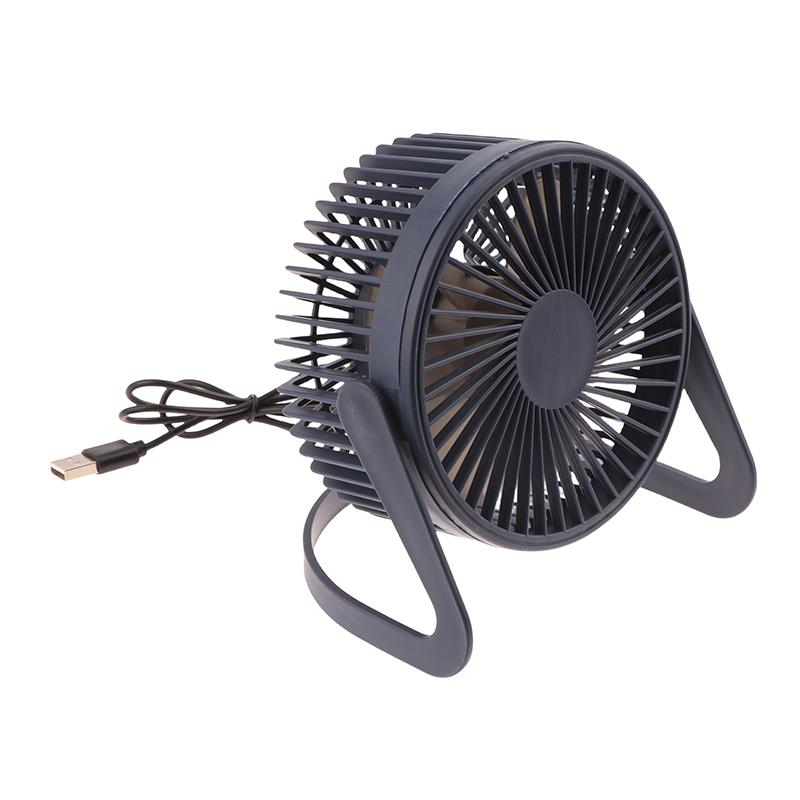 1 Piece 5 Inches Small Desk Cooling Usb Power Portable Fan Super Mute Cooler 360 Degree Rotation Fan For Home Mini Desktop Fan