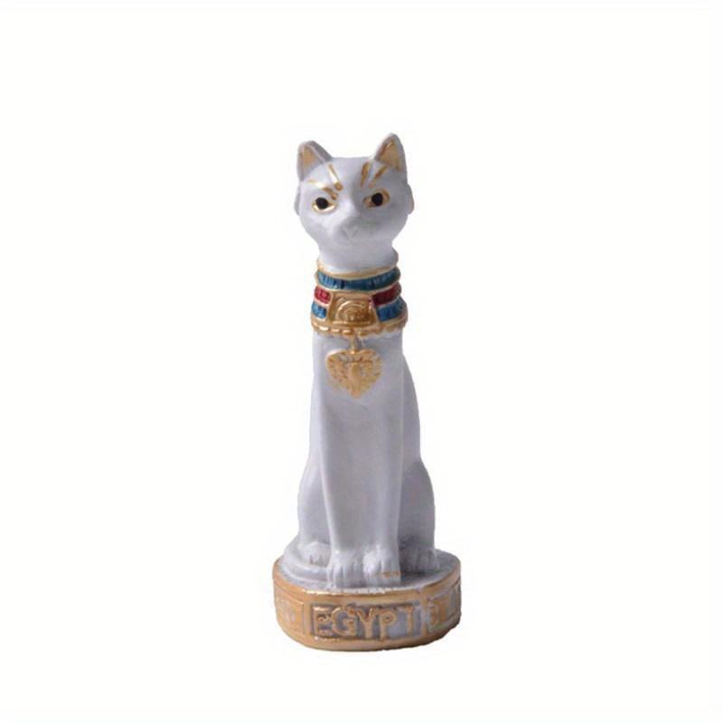 Estatua decorativa de gato egipcio, estatua decorativa, estatua de diosa de gato Vintage, hogar y jardín