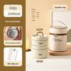 304 Stainless Steel Leak-Proof Multi-Layer Insulated Lunch Box for Office Workers & Students, Microwave Safe & Portable