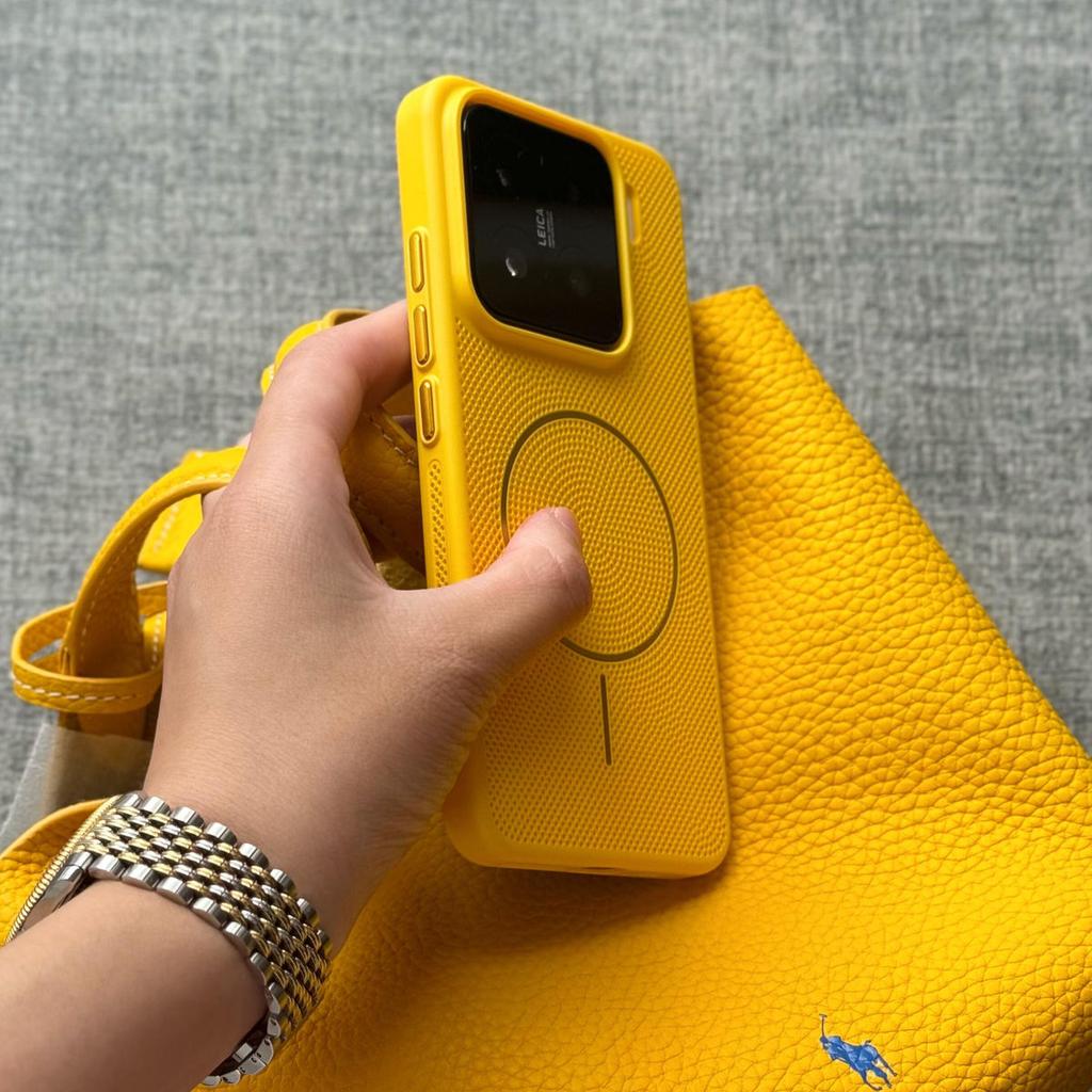 Oddychające Odprowadzanie Ciepła, Odpowiednie dla Etui na Telefon Komórkowy Xiaomi Mi 15ProCienki Pierścień Przyciąganie Magnetyczne 15/14 Proste Odporne na Upadki Twarde Etui